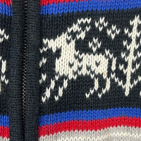 Vintage Liz Claiborne Petites Cotton Christmas Sweater Sz SP - Picture 4 of 12